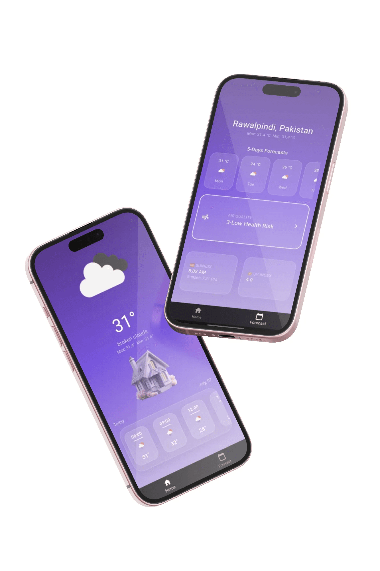 Weather App — screen 1
