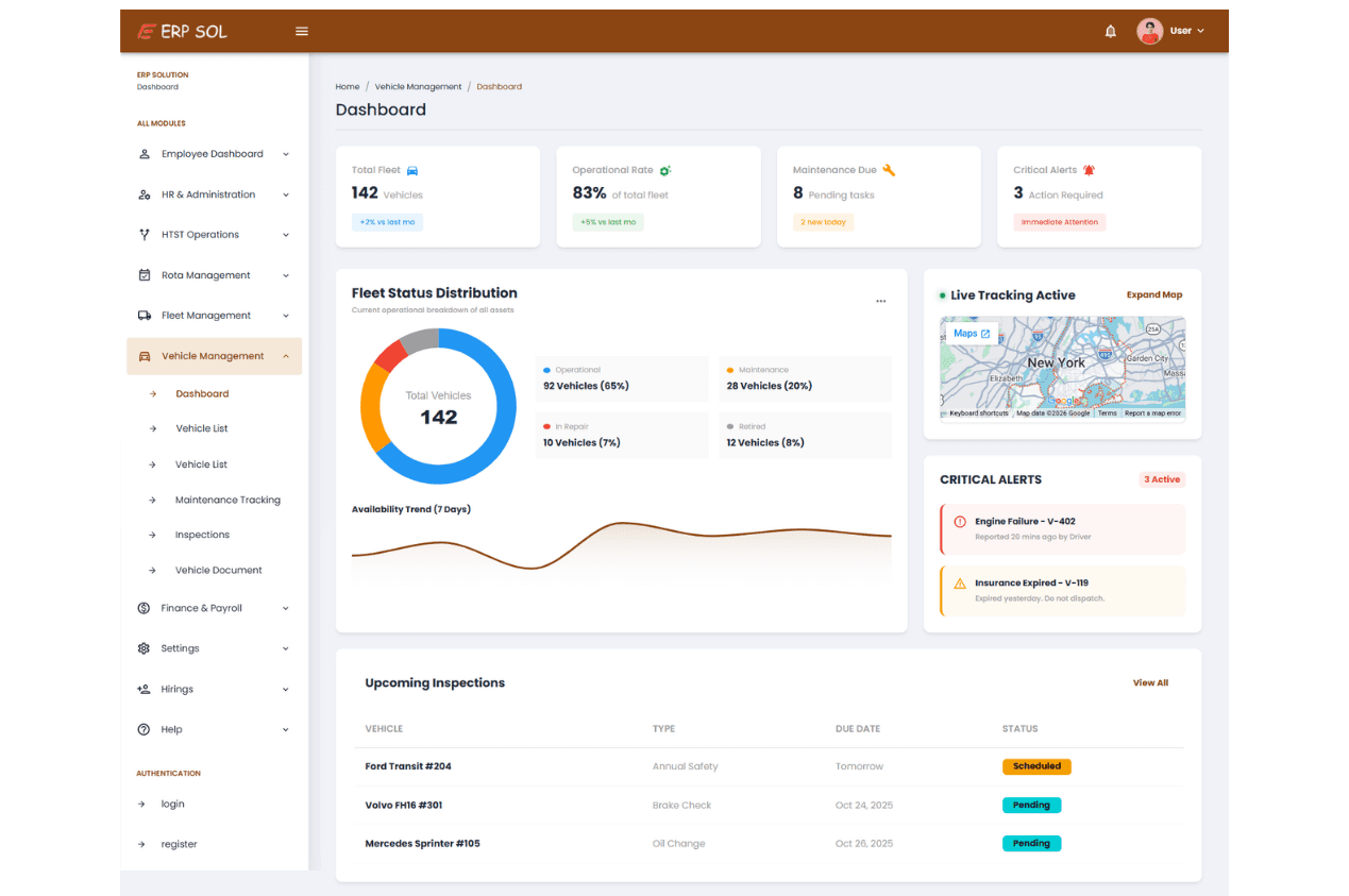 Enterprise & Management System — screen 3