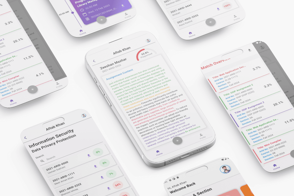 Plagiarism Detection System — screen 3
